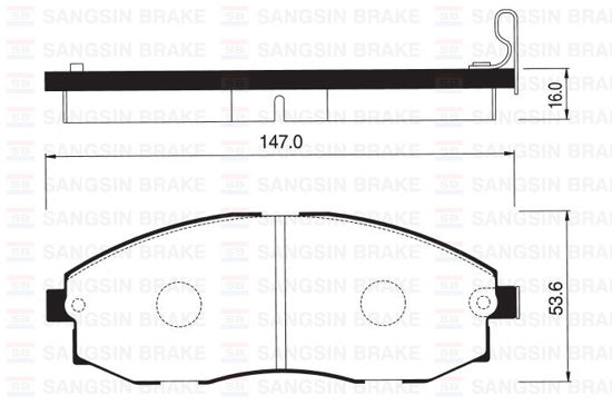 Ön Balata Starex 2.4ı-2.5d 97 2.4ı-2.5tcı-2.5 Crdı 98 H1 2.4 Mpı 4wd-2.5 D/Td-2. resmi