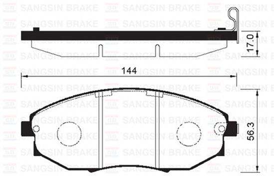 Ön Balata Chevrolet Epiç A Kl1 2.0-2.5-2.0d-2.5 Executıve 06 Tosca 2.0-2.5-2.0d resmi