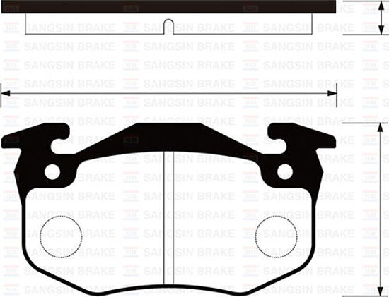 Arka Balata R9-R19-P106 96 Peugeot 206 00 P306 97-01 Megane I-Clio I-Iı-Saxo 96 resmi