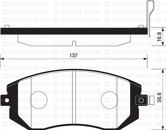 Ön Balata Subaru Forester 2.0.2.0s Turbo 2.5 02 Impreza 2.0 00 Gdb3328-Gdb3371 resmi