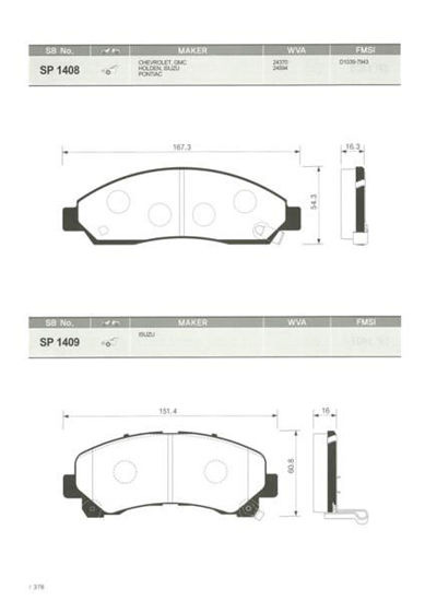 Balata Ön Disk Isuzu D-Max 11 Gdb3545 resmi