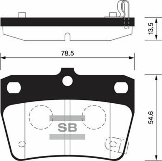 Arka Balata Rav4 Iı 1.8 Vvti-2.0 Vvti 4wd 00 Gdb3279 resmi