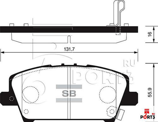 Ön Balata Honda Cıviç  Fk/Fd 06 1.4ı-1.8ı-2.2ı Cdtı Gdb3407 resmi