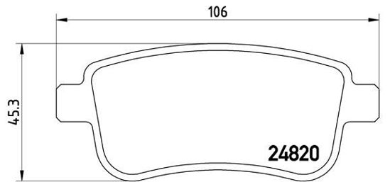 Arka Balata Fluence 13 Megane 08 Sceniç  08 440603734r resmi