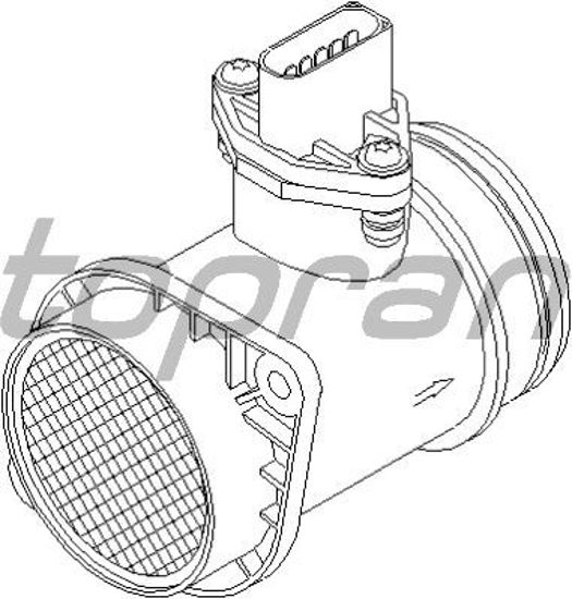 755 Hava Kütle Ölçer Debimetre Caddy 99-02 -Passat 96-05 -Polo Classiç  96-01 1. resmi