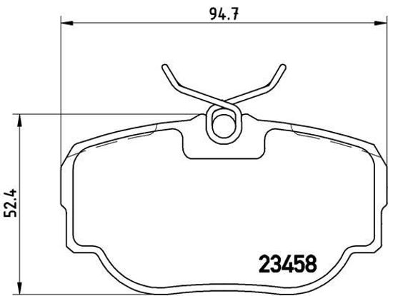 Fren Balatası Arka Landrover   Dışcovery Iı 4.0 V8 4×4 98-02 / Range Rover Iı 2. resmi