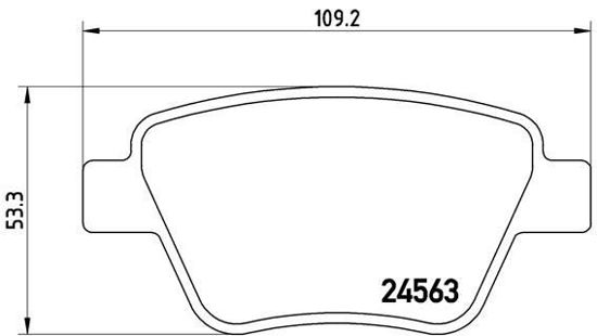 Fren Balatası Arkaaudi:A1 1.2tfsı 1.4tfsı 1.6tdı 10-/A3 1.6tdı 09-/ Seat:Leon 1. resmi