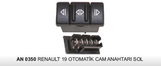 Cam Kaldırma Anahtarı Otomatik Sol Komple Set Renault 19 resmi