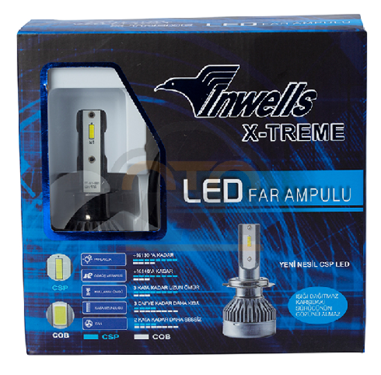 Ledli Zenon Far Ampulü H3 6000k resmi