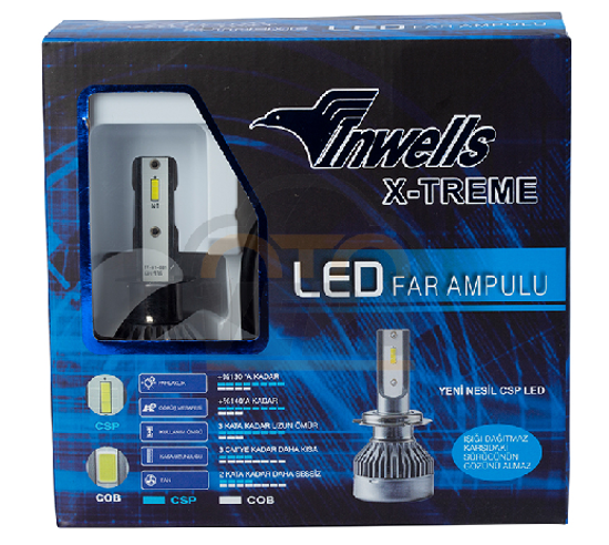 Ledli Zenon Far Ampulü H7 6000k resmi