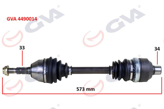 Komple Aks Sağ Astra H 1.3 Cdtı 04 573mm resmi