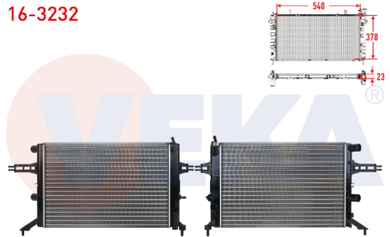 Radyator Astra G Mekanık resmi