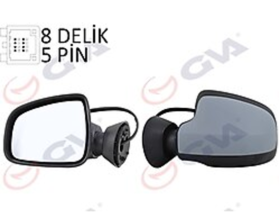 Dış Dikiz Aynası Mekanik Sol Accent Era 06 Vm-445l resmi