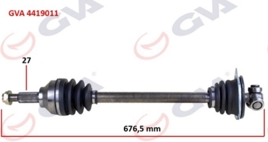 Komple Aks Sol Trafiç  2-Opel Vıvaro 1.9 Dcı 01 676mm resmi