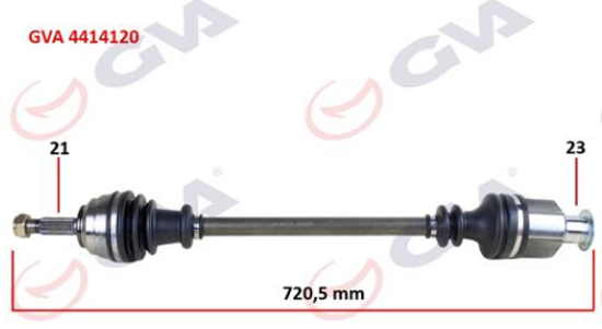 Komple Aks Sol Caddy 3 1.9 Tdı 04-10 Bjb 513mm resmi