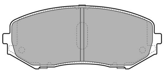 Fren Balatası On 137mm Kablolu Grand Vıtara 2.0 05- resmi