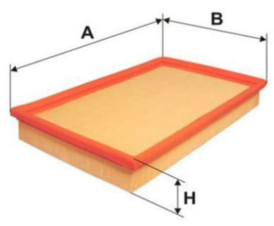 Hava Fıltresı ( Opel : Vectra A 1.6 1.8 S 2.0 2.0 I ) resmi