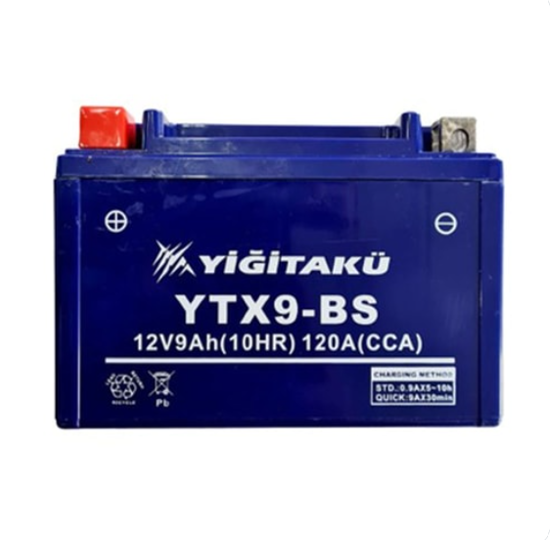 Yiğit Akü 12v 9ah C10 Motorcycle Battery Ytx9-Bs resmi