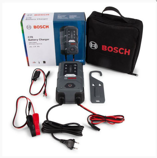 C70 Bosch Akü Şarj Cihazı 12/24v C70 (14ah-300ah) resmi