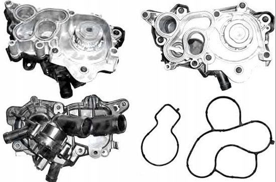 Su Pompası Golf 7-Leon-A3 1.0-1.2-1.4-1.6 Tsı 4 Çıkışlı Termostat Su Pompası resmi